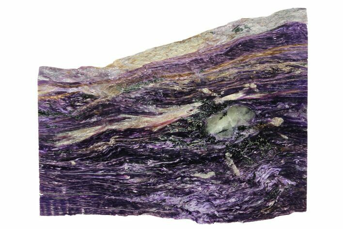 Purple Polished Charoite Slab - Siberia #177855